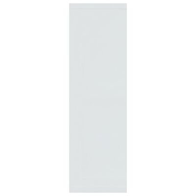 vidaXL magasfényű fehér szerelt fa fali polc 85 x 16 x 52,5 cm