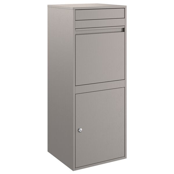 vidaXL Csomagz&aacute;r&oacute; doboz Rozsd&aacute;s 41 x 38 x 103 cm Időj&aacute;r&aacute;s&aacute;ll&oacute; ac&eacute;l