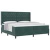vidaXL Boxrug&oacute;s &aacute;gy matracmal S&ouml;t&eacute;tz&ouml;ld 200 x 200 cm B&aacute;rsony