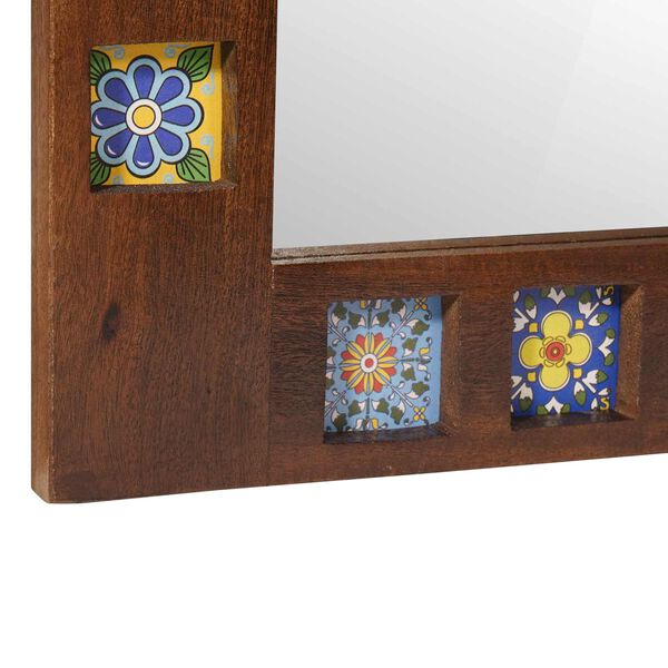 vidaXL F&uuml;rdőszobai t&uuml;k&ouml;r t&aacute;rol&oacute;val Di&oacute; 50 x 70 x 2,5 cm T&ouml;m&ouml;r Mang&oacute;f&aacute;t