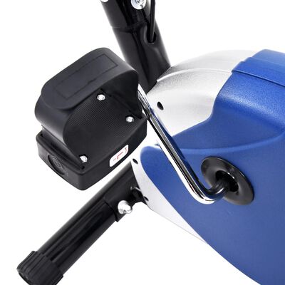 vidaXL kék szíjhajtású szobakerékpár