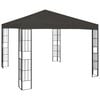 vidaXL antracitsz&uuml;rke pavilon 3 x 3 m