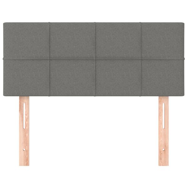 vidaXL sötétszürke szövet fejtámla 80 x 5 x 78/88 cm