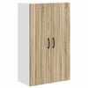 vidaXL Fali Szekr&eacute;ny LUCCA Sonoma T&ouml;lgy 60 x 31 x 100 cm Szerelt Fa