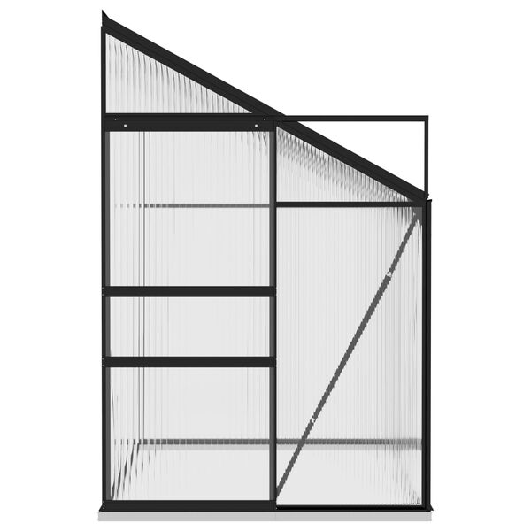 vidaXL antracitsz&uuml;rke alum&iacute;nium melegh&aacute;z 3,97 m&sup3;