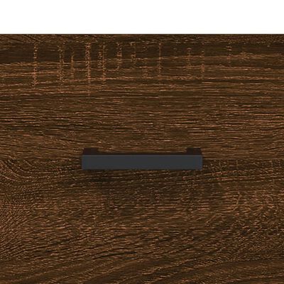 vidaXL barna tölgyszínű falra szerelhető éjjeliszekrény 35x35x20 cm