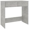 vidaXL betonsz&uuml;rke szerelt fa &iacute;r&oacute;asztal 80 x 40 x 75 cm