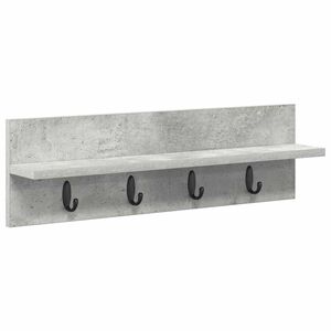 vidaXL Fali Kab&aacute;thorog Falra szerelhető Beton Sz&uuml;rke 60 x 10,5 x 18 cm