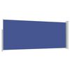 vidaXL kék behúzható oldalsó napellenző 120 x 300 cm