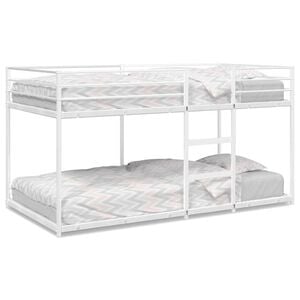 vidaXL feh&eacute;r ac&eacute;l emeletes &aacute;gy matrac n&eacute;lk&uuml;l 75 x 190 cm
