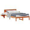 vidaXL &Aacute;gykeret fejt&aacute;ml&aacute;val Faggy&uacute; barna 140 x 190 cm T&ouml;m&ouml;r fenyőfa