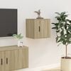 vidaXL sonoma t&ouml;lgy fali TV-szekr&eacute;ny 40x34,5x40 cm