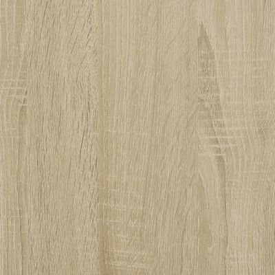 vidaXL 2 részes sonoma tölgyszínű szerelt fa fürdőszobai szekrényszett