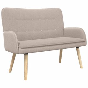 vidaXL K&eacute;t&uuml;l&eacute;ses Kanap&eacute; Vil&aacute;gossz&uuml;rke 115 x 61 x 87 cm Boucl&eacute;