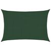 vidaXL sötétzöld HDPE napvitorla 160 g/m² 3 x 5 m