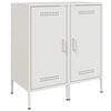 vidaXL 2 db feh&eacute;r ac&eacute;l t&aacute;lal&oacute;szekr&eacute;ny 36 x 39 x 79 cm