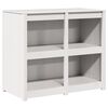 vidaXL Konyhaszekr&eacute;ny polcokkal MEPPEL Meleg feh&eacute;r 106 x 55 x 92 cm