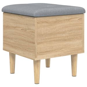 vidaXL sonoma t&ouml;lgy sz&iacute;nű szerelt fa t&aacute;rol&oacute;pad 42x42x46 cm