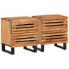 vidaXL 2 db t&ouml;m&ouml;r ak&aacute;cfa &eacute;jjeliszekr&eacute;ny 40 x 34 x 46 cm