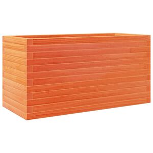 vidaXL viaszbarna t&ouml;m&ouml;r fenyőfa kerti vir&aacute;gtart&oacute; 90 x 40 x 45,5 cm
