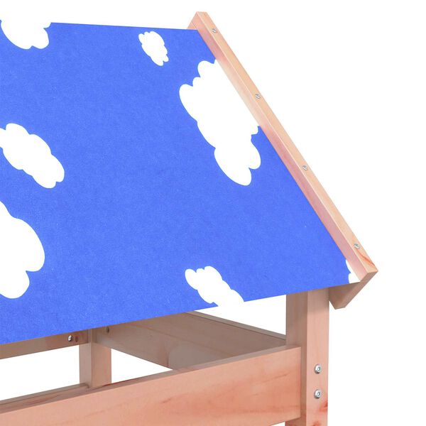 vidaXL J&aacute;t&eacute;k Torny Barna 52.5 x 85 x 239 cm Szil&aacute;rd Douglas Fa