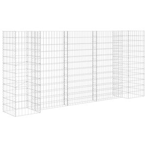 vidaXL H alak&uacute; ac&eacute;ldr&oacute;t vir&aacute;gtart&oacute; gabion 260 x 40 x 120 cm