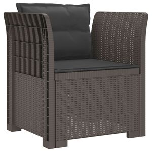 vidaXL 1-Fős Fotel P&aacute;rn&aacute;kkal Rattan Hat&aacute;s PP Vil&aacute;gossz&uuml;rke