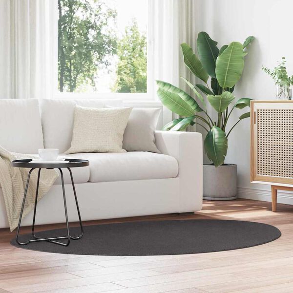 vidaXL Szőnyeg HUARTE Antracit 120 x 170 cm Poli&eacute;szter