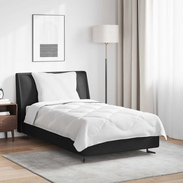 vidaXL Évszakokon Át Duvet párnával 2 pcs Fehér Mikroszál