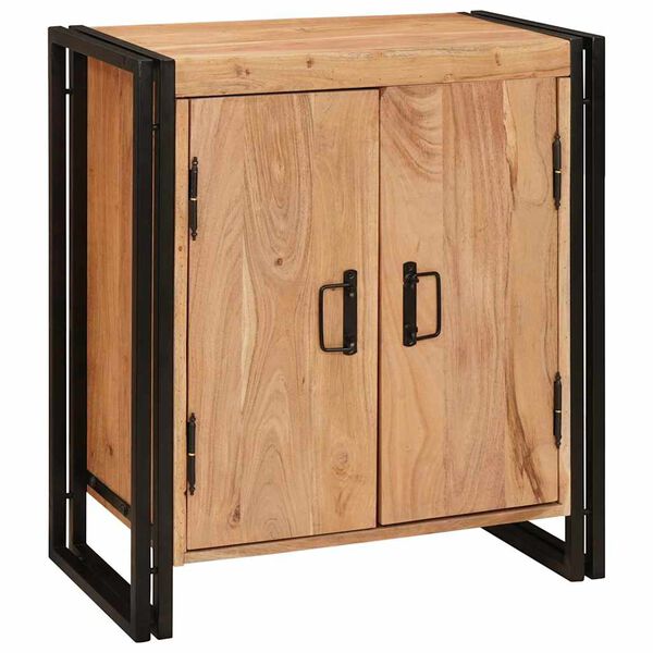 vidaXL &Eacute;jjeliszekr&eacute;ny Barna 66 x 35 x 76 cm t&ouml;m&ouml;r ak&aacute;cfa