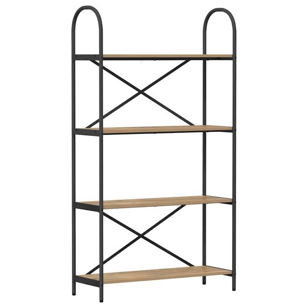 vidaXL K&ouml;nyvespolc Artisan t&ouml;lgy 80 x 30 x 146 cm Faanyag