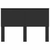 vidaXL Fejt&aacute;mla Fekete t&ouml;lgy 160 cm Faanyag