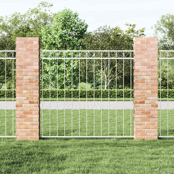 vidaXL Ker&iacute;t&eacute;selem Assen Feh&eacute;r 170 x 150 cm Ac&eacute;l