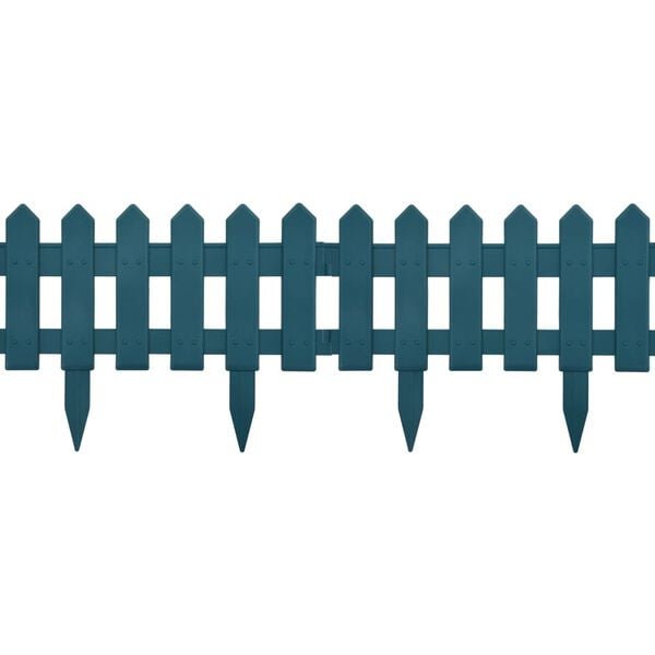 vidaXL 25 db z&ouml;ld PP gyepszeg&eacute;ly 10 m