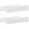 vidaXL 2 db feh&eacute;r t&ouml;m&ouml;r fenyőfa &aacute;gy alatti fi&oacute;k 80 x 55 x 17 cm