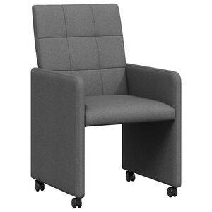 vidaXL Kerekes &Eacute;tkező Sz&eacute;kek 2 db sz&ouml;vet S&ouml;t&eacute;tsz&uuml;rke 58 x 65 x 94 cm