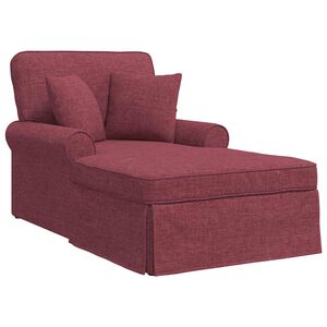 vidaXL Fotel Loungba Szokny&aacute;val 3 db Bord&oacute; sz&ouml;vet 91 x 157 x 91 cm