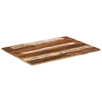 vidaXL négyszögű tömör újrahasznosított fa asztallap 60x80 cm 15-16 mm