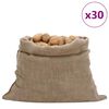 vidaXL 30 db jutazs&aacute;k 100 x 110 cm 100% juta 220 g/m2
