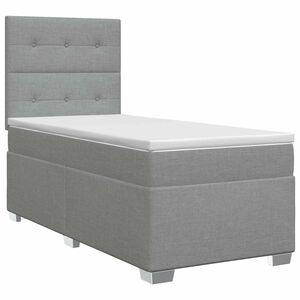 vidaXL Boxspring &aacute;gy matraccal Vil&aacute;gossz&uuml;rke 80 x 200 cm Sz&ouml;vet