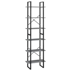 vidaXL sz&uuml;rke t&ouml;m&ouml;r fenyőfa t&aacute;rol&oacute;polc 60 x 30 x 210 cm