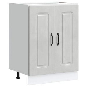vidaXL Mosogat&oacute; aljzat szekr&eacute;ny Kalmar betonsz&uuml;rke 60x46x81,5 cm