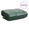 vidaXL z&ouml;ld ponyva 2,5 x 4,5 m 650 g/m&sup2;