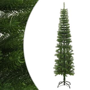 vidaXL v&eacute;kony polietil&eacute;n műkar&aacute;csonyfa &aacute;llv&aacute;nnyal 240 cm
