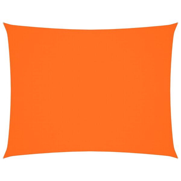 vidaXL narancss&aacute;rga t&eacute;glalap alak&uacute; oxford-sz&ouml;vet napvitorla 4 x 6 m
