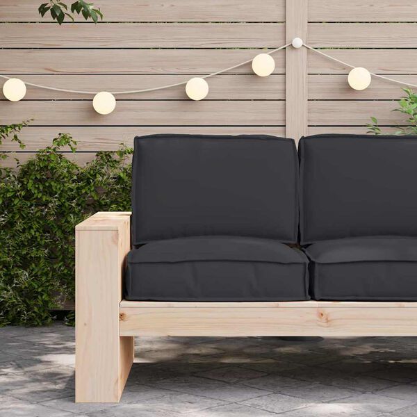 vidaXL Raklap p&aacute;rna k&eacute;szlet 2 pcs Fekete Oxford Sz&ouml;vet