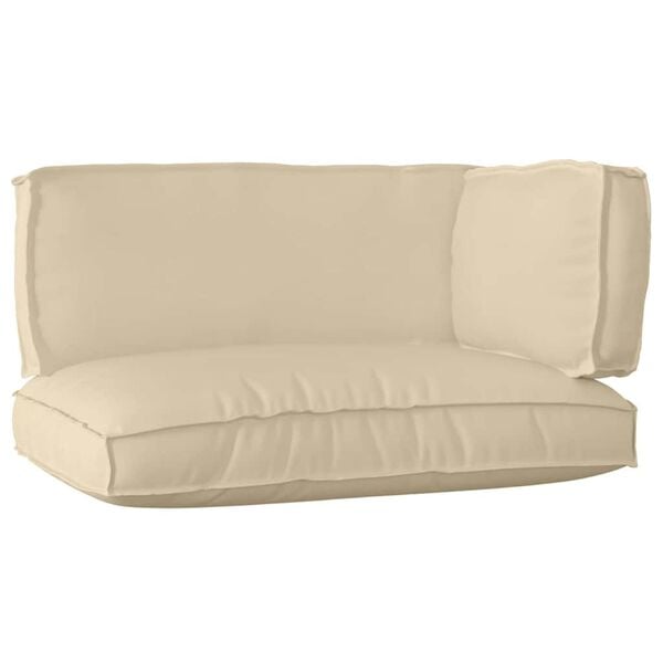 vidaXL Raklap p&aacute;rna k&eacute;szlet 3 pcs B&eacute;zs Oxford Sz&ouml;vet