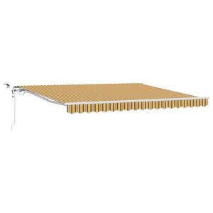 vidaXL Beh&uacute;zhat&oacute; napellenző Soksz&iacute;nű 400 &times; 300 cm Poli&eacute;szter