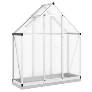 vidaXL ez&uuml;stsz&iacute;nű alum&iacute;nium melegh&aacute;z alapv&aacute;zzal 169 x 58 x 202 cm
