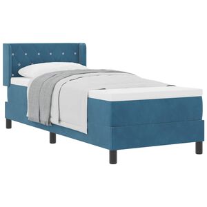 vidaXL Boxrug&oacute;s &aacute;gy fejt&aacute;ml&aacute;val S&ouml;t&eacute;t k&eacute;k 200 x 80 cm B&aacute;rsony